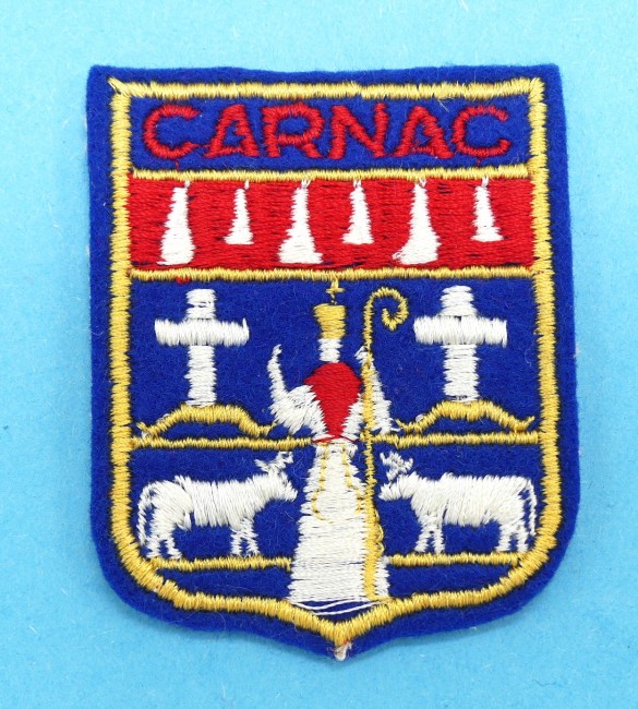 Ecusson brodé ville Carnac