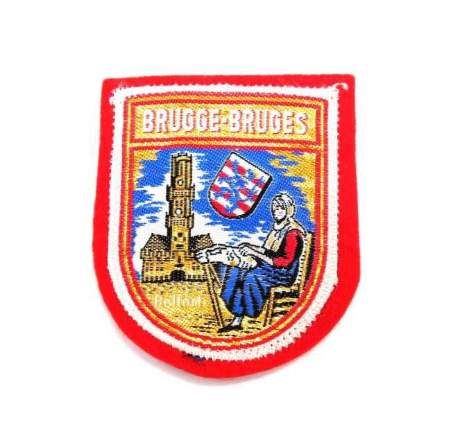P1010759 Ecusson brodé ville BRUGGE - BRUGES à coudre