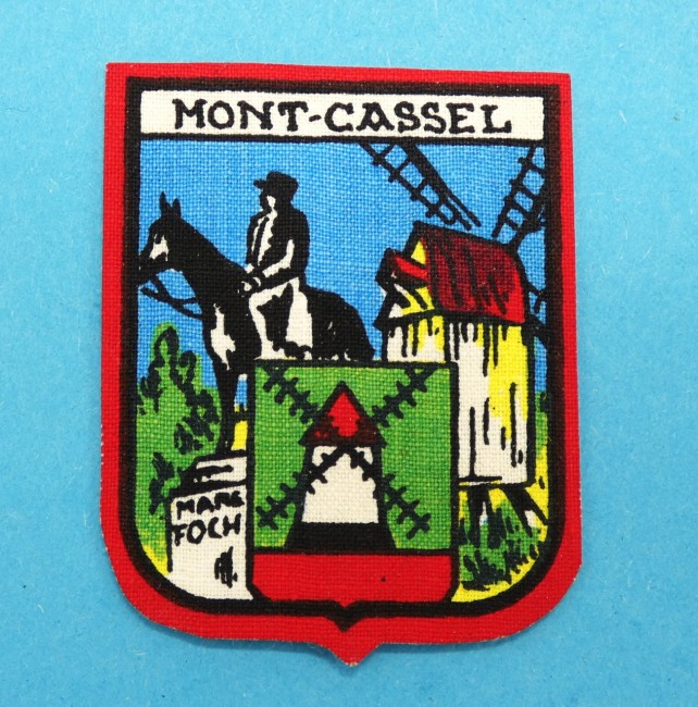 Ecusson brodé ville MONT - CASSEL 