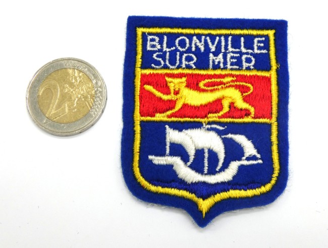 Ecusson brodé ville BLONVILLE SUR MER 