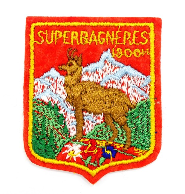 Ecusson brodé ville Superbagneres 1800 