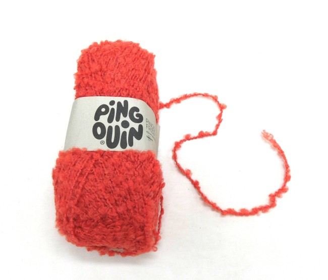 P1020817 Laine Pingouin Pingo Frizzy corail