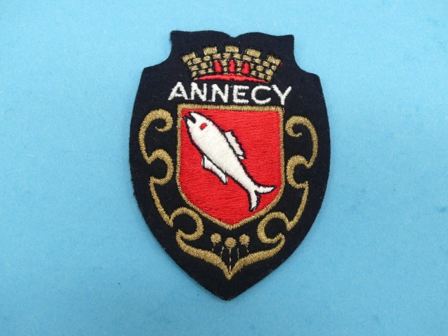 Ecusson meresse brodé ville Annecy 