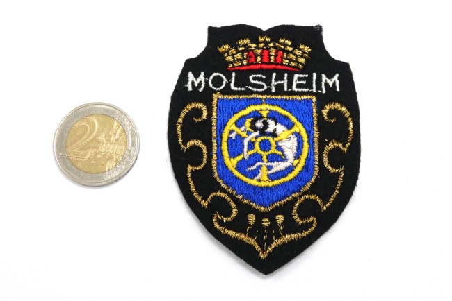 P1030696 Ecusson brodé MOLSHEIM ( occasion )