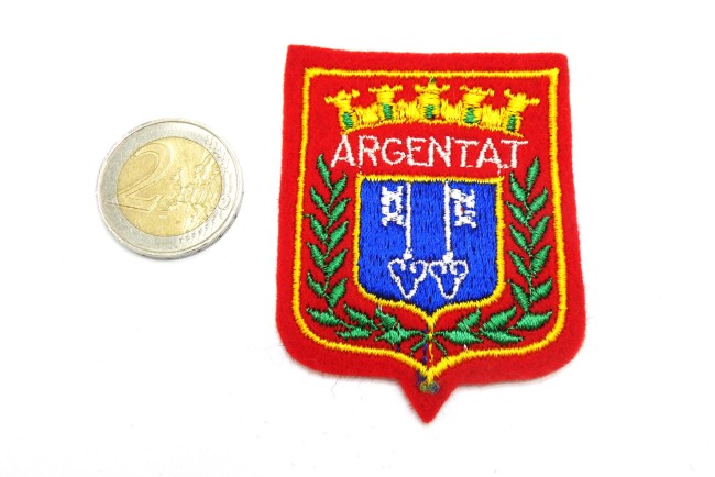 Ecusson brodé ville Argentat 