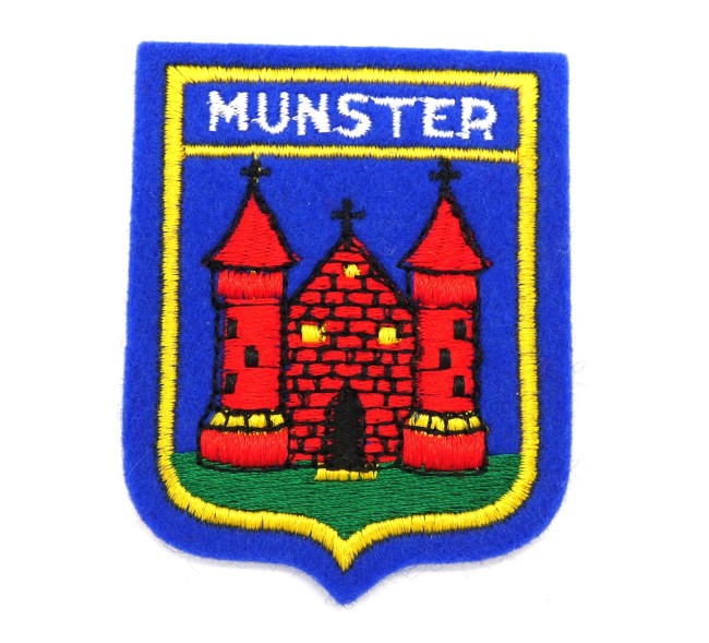 Ecusson brodé ville MUNSTER 