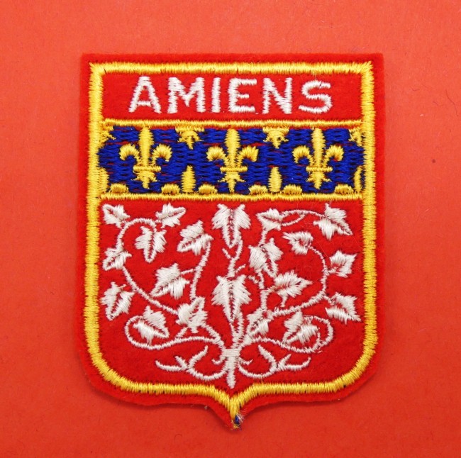 Ecusson brodé ville Amiens 