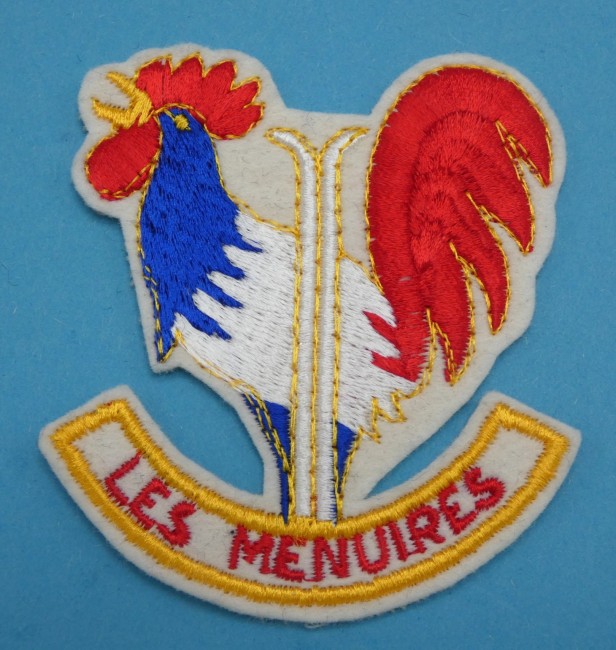 P1090625 Ecusson Coq brodé Les Menuires