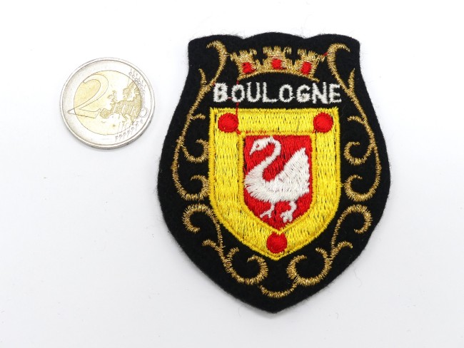 Ecusson brodé ville Boulogne