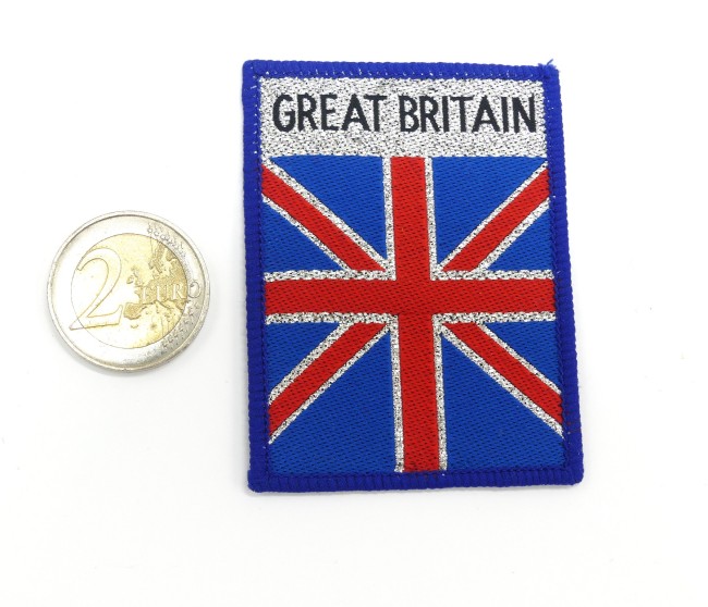 Ecusson tissu brodé pays GREAT BRITAIN