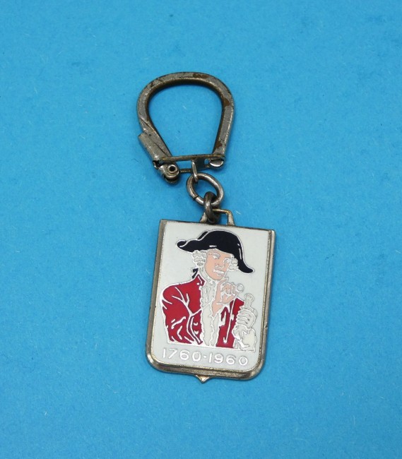 P1050935 Porte clé ancien émaillé peinture Berger