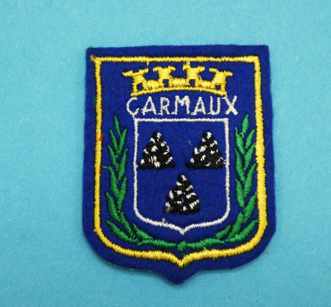 Ecusson brodé ville Carmaux