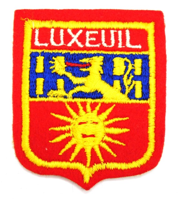 Ecusson brodé ville LUXEUIL 