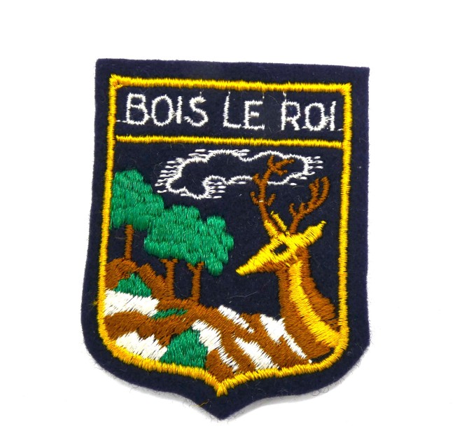 Ecusson brodé ville Bois Le Roi 