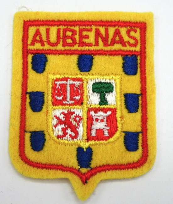 Ecusson brodé ville AUBENAS