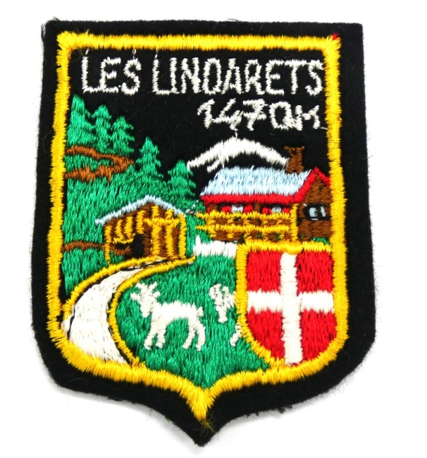 Ecusson brodé Les Lindarets 1470 M