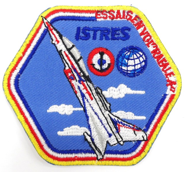 Patch écusson Aéronavale essais en vol  Istres rafale A 