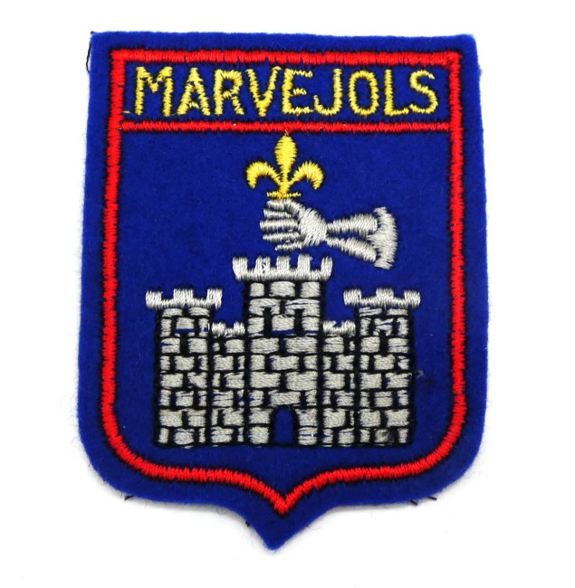 P1090974 Ecusson brodé ville Marvejols