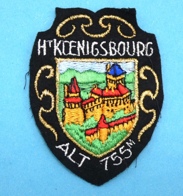 Ecusson brodé Ht Koenigsbourg Alt 755 M