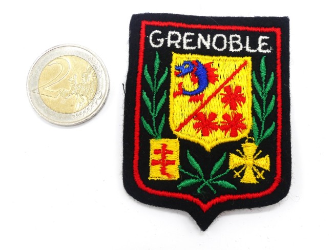 Ecusson brodé ville Grenoble 