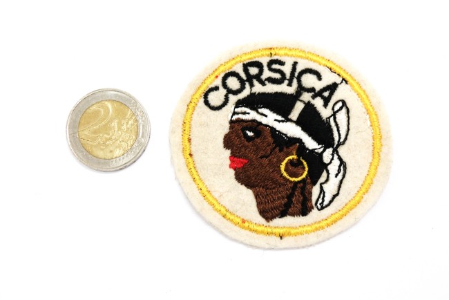 Ecusson brodé ville CORSICA / Corse 
