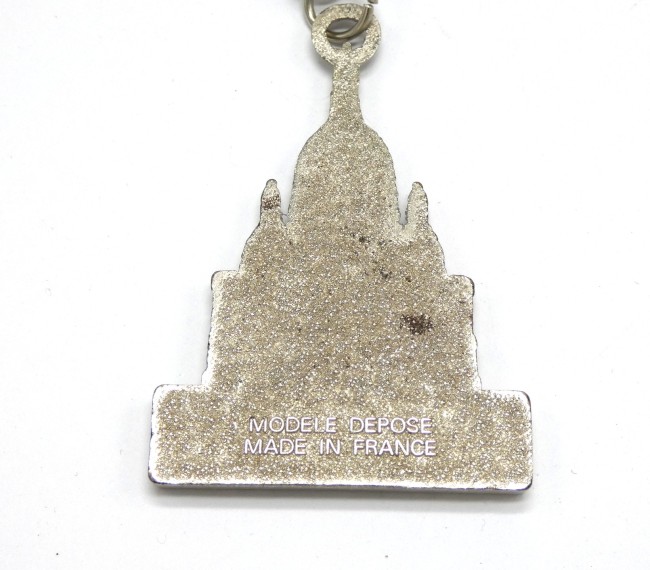 Ancien Porte clé métal sacré coeur PARIS 