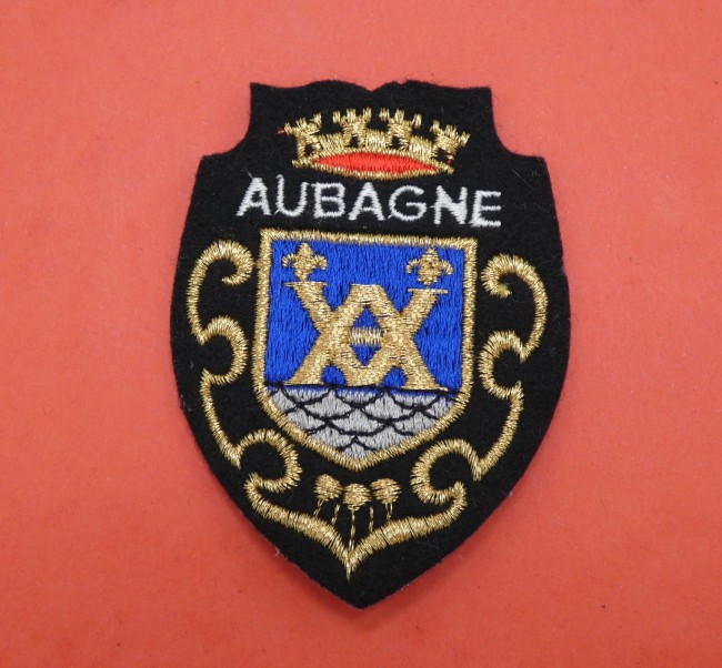 Ecusson brodé ville AUBAGNE