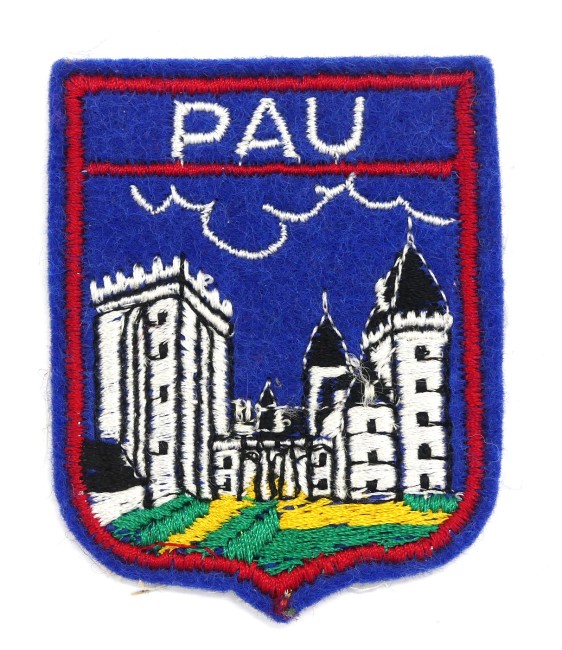 Ecusson brodé ville Pau 