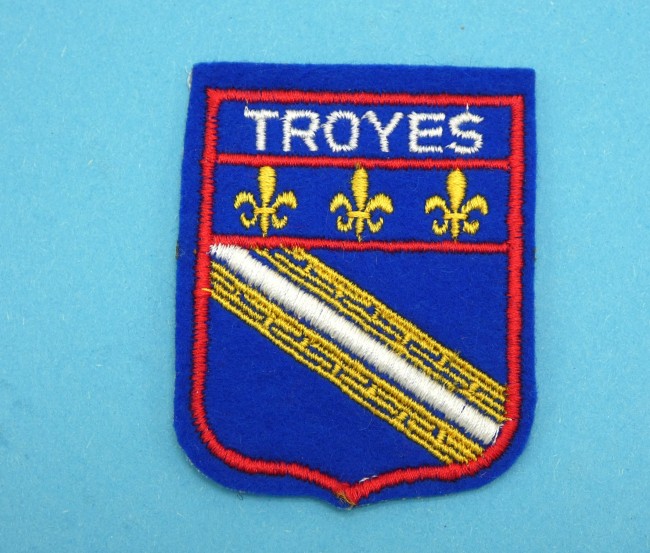 Ecusson brodé ville TROYES