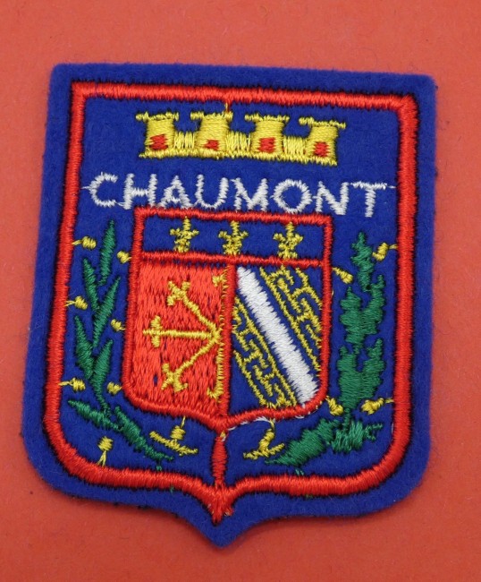 Ecusson brodé ville Chaumont
