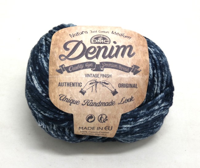  pelotes coton DMC natural DENIM C 17  G 1460 bleu jean