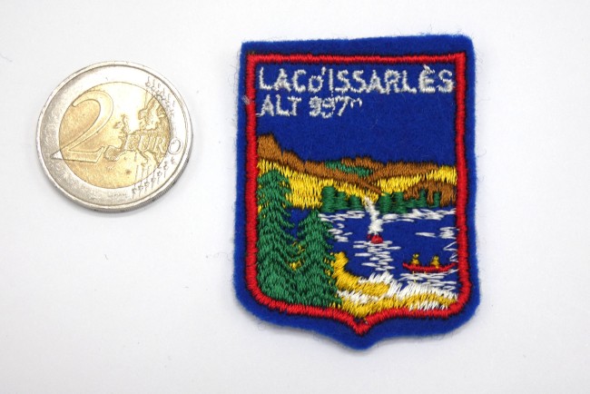 Ecusson brodé Lac d'Issarlès Alt 997 m 