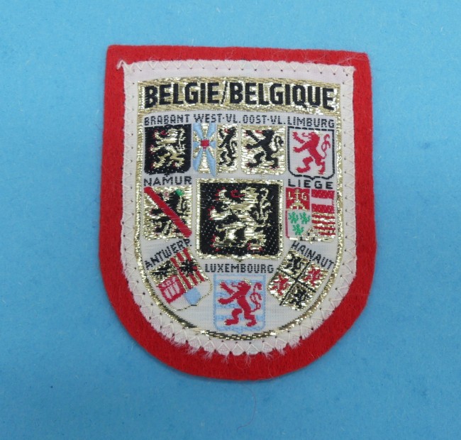 Ecusson brodé Belgie - Belgique