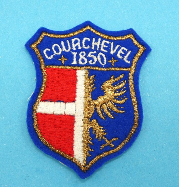 Ecusson brodé ville Courchevel 1850