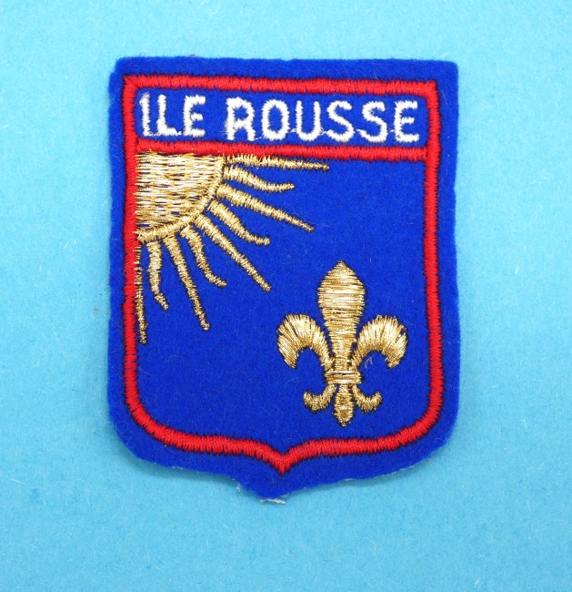 Ecusson brodé Île Rousse ( occasion ) 