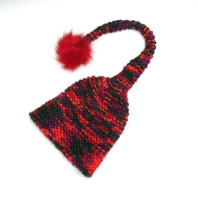 Bonnet lutin multicolore de Noël