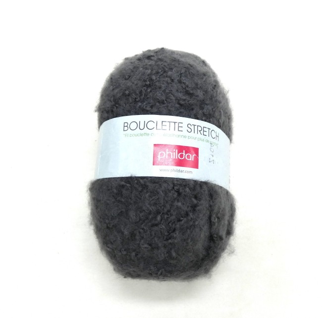 Fil Bouclette STRETCH PHILDAR coloris fusain
