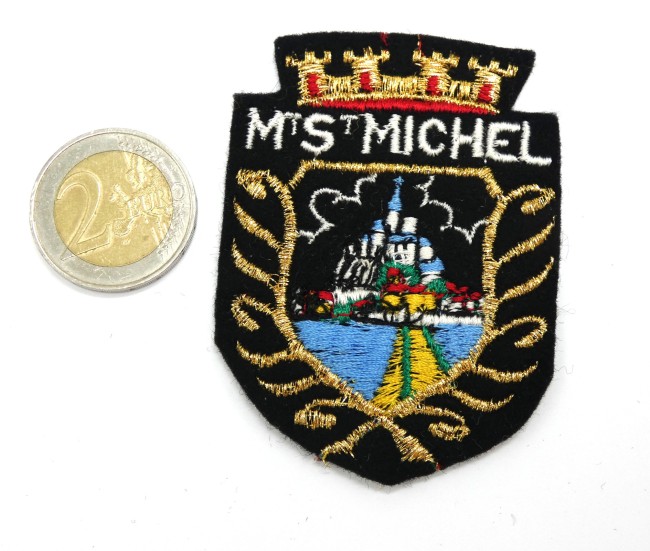 Ecusson meresse Mt St Michel ( 7 cm X 5 cm ) à coudre