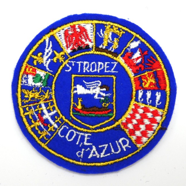 Ecusson brodé ville St Tropez cote d ' Azur 