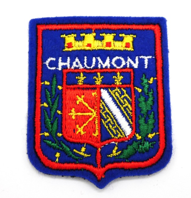 Ecusson brodé ville Chaumont