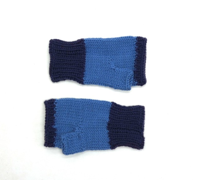 Mitaines femme bleu merino sport 