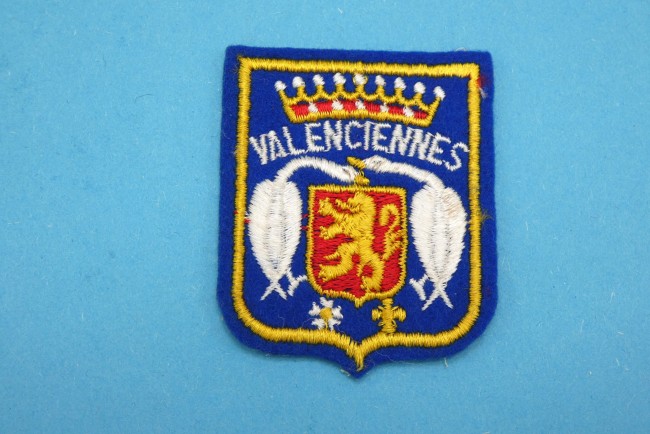 Ecusson brodé ville Valenciennes 