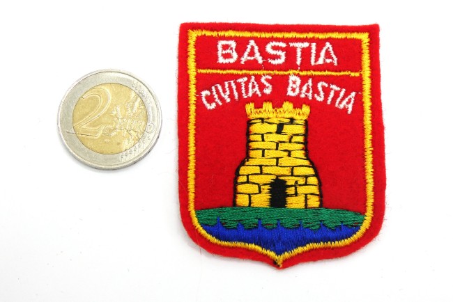 Ecusson brodé Bastia ( Civitas Bastia )