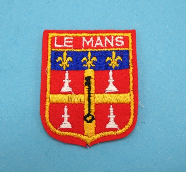 Ecusson brodé ville Le Mans