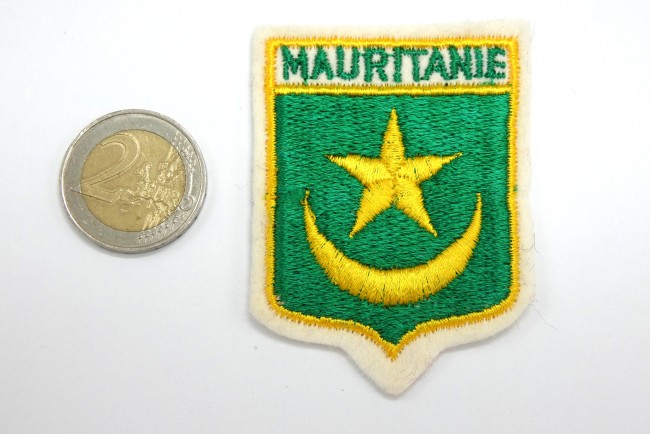 Ecusson brodé pays MAURITANIE