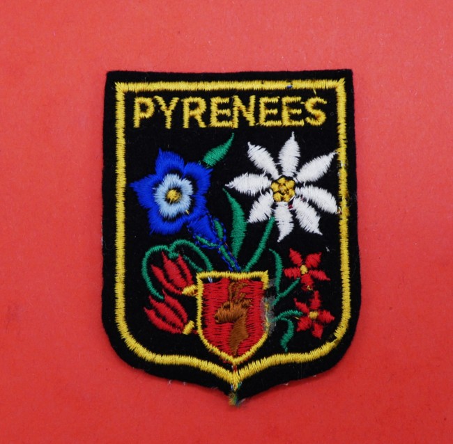 Ecusson brodé Pyrénées
