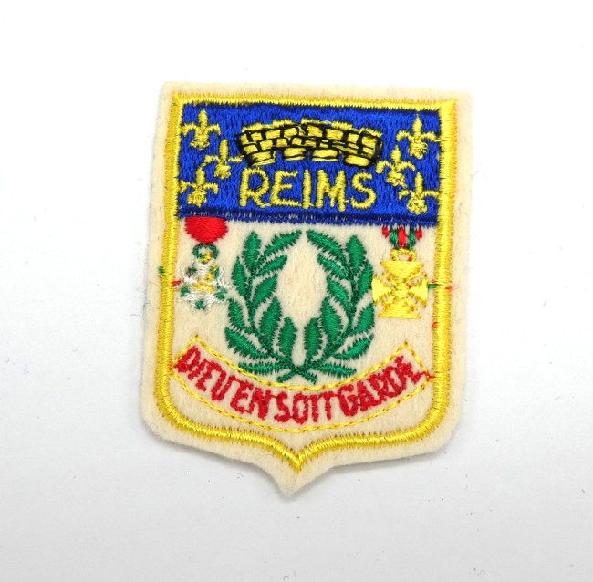 Ecusson brodé ville REIMS