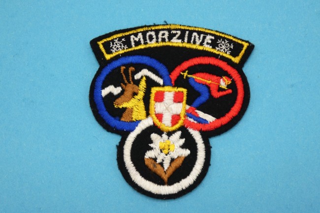 Ecusson montagne brodé Morzine