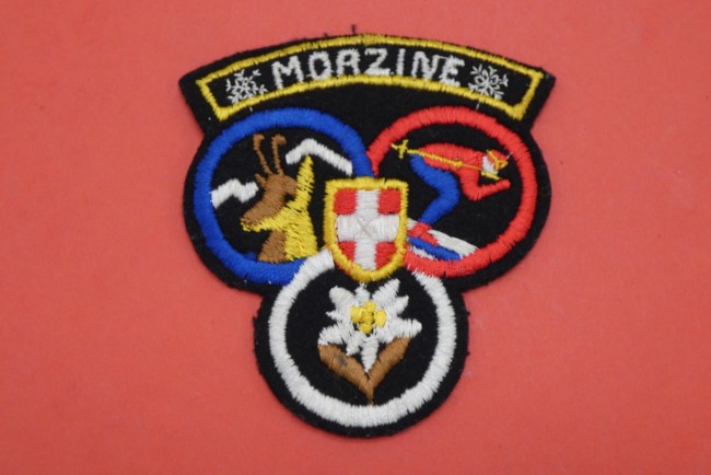 Ecusson montagne brodé Morzine