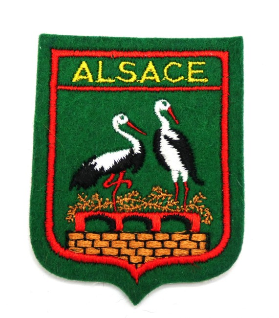 Ecusson collection brodé ville ALSACE